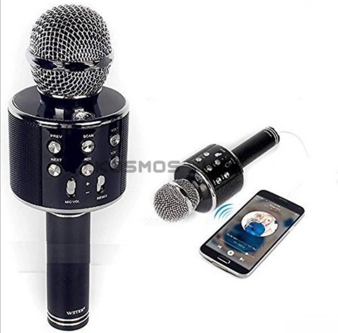 Bluetooth Karaoke Mikrofon Crni 858 A365 Shop