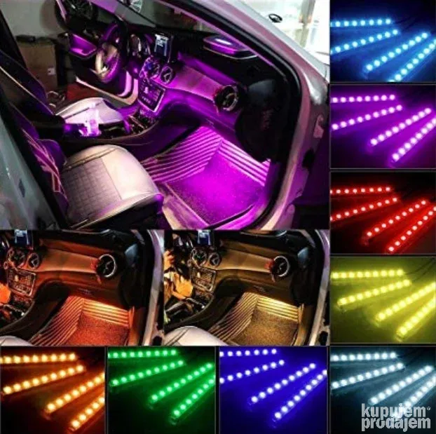 Led trake za auto ambijentalno svetlo za automobil - Led trake za auto ...